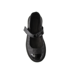 Black chunky ballerina